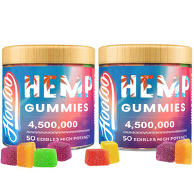 Gummies HOOLOO au chanvre en cubes de 640g, saveurs fruitées