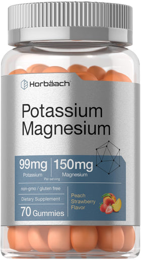 Gummies Horbäach de citrate de potassium et magnésium, emballage avant