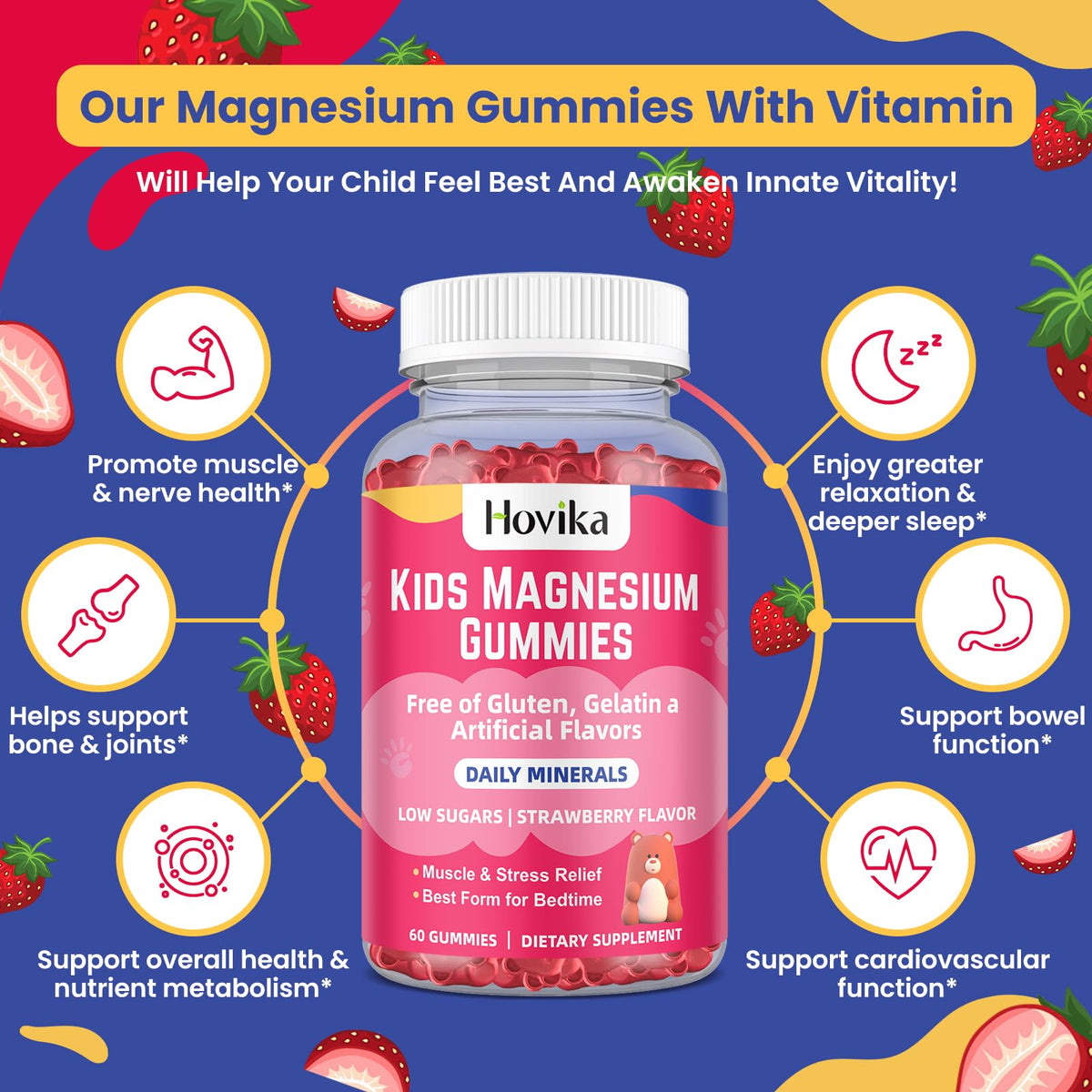 Gummies Hovika présentés dans un bol