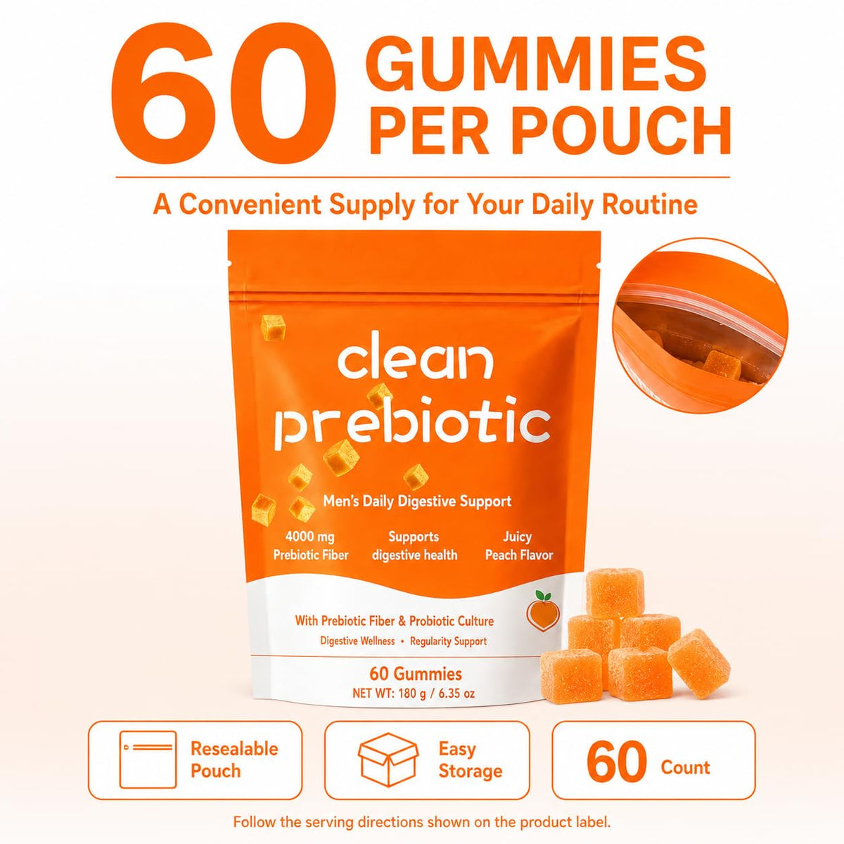Gummies IaramI, présentation lifestyle avec homme en train de les prendre