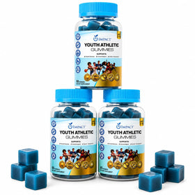 Gummies IMPACT, vue de côté montrant la texture moelleuse