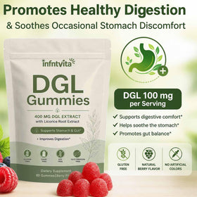 Gummies INFNTVITA avec étiquette, 400mg par portion