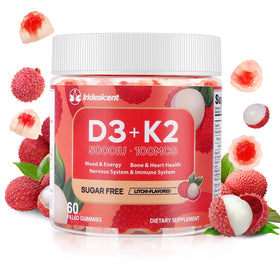 Gummies IRIDESICENT D3 K2 5000 IU flacon de 60 pièces