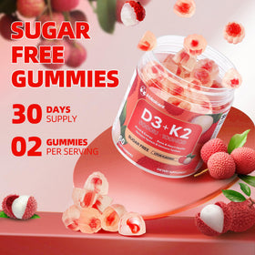 Gummies IRIDESICENT D3 K2 5000 IU ingrédients sur l'étiquette
