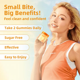 Gummies Itiban en gros plan montrant leur texture