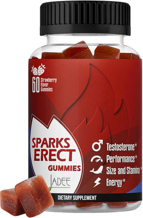 Gummies Jadee pour hommes, pot de 222g, vue de face