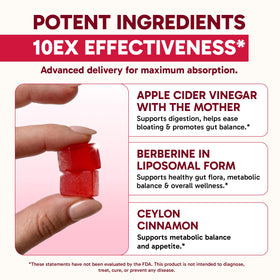 Gummies Jaje Health 10ex Berbérine 800mg ouvertes
