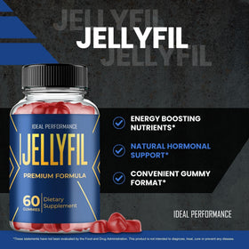 Gummies Jellyfil dans une main, prêt à être consommé