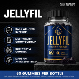 Gummies JellyFil montrant la texture et la couleur