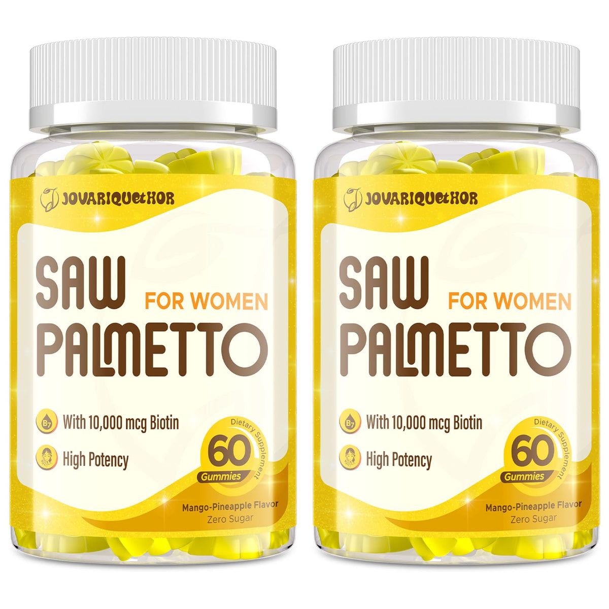 Gummies Jovaniquethor Palmetto pour femmes, vue de face