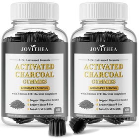 Gummies JOVITHEA au charbon actif 1200mg, vue de face