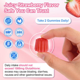 Gummies JOVITHEA avec une main tenant le paquet