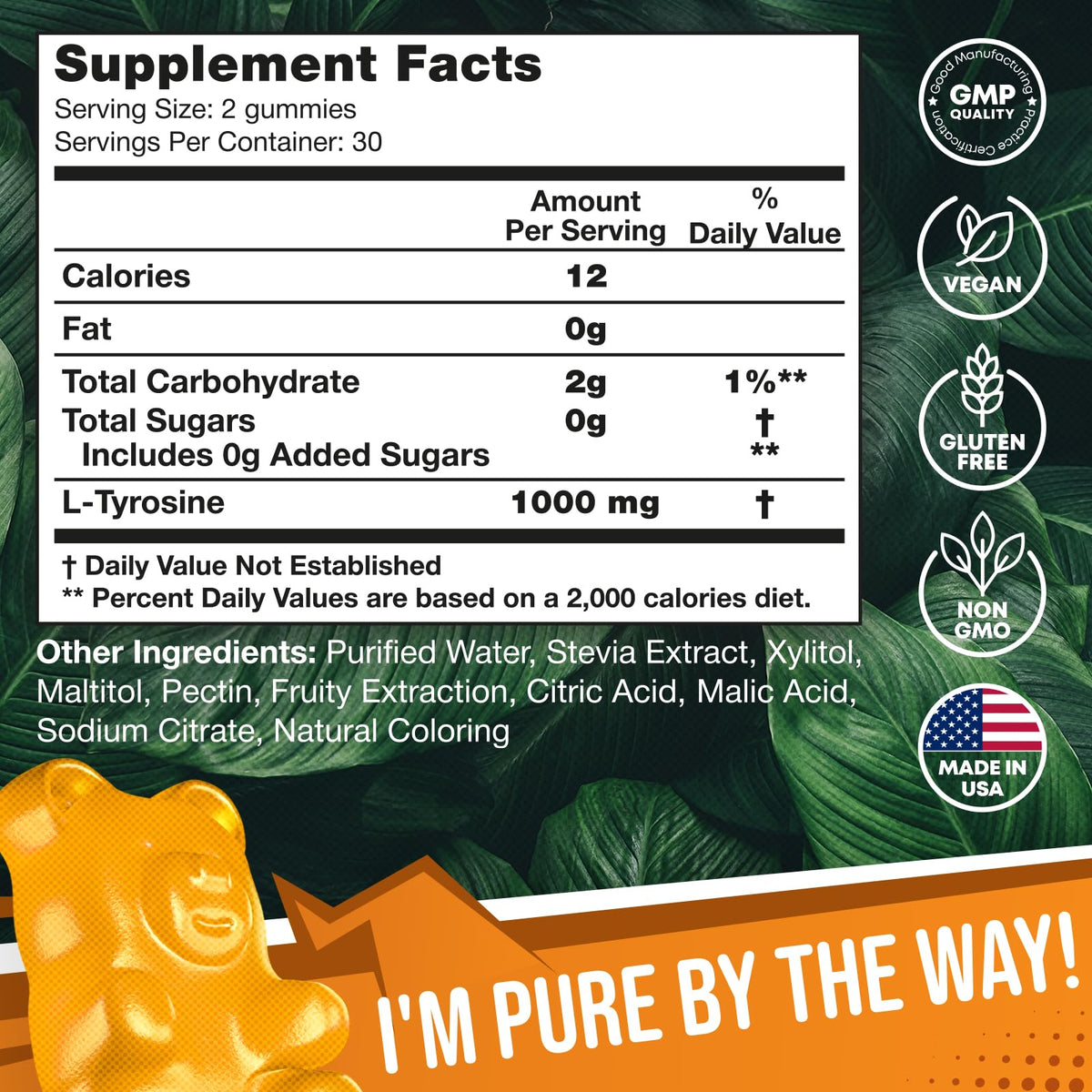 Gummies JOYLI Nutrition avec label zéro sucre