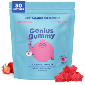 Gummies JoySpring Focus Enfants Bacopa 60 comprimés vue de face