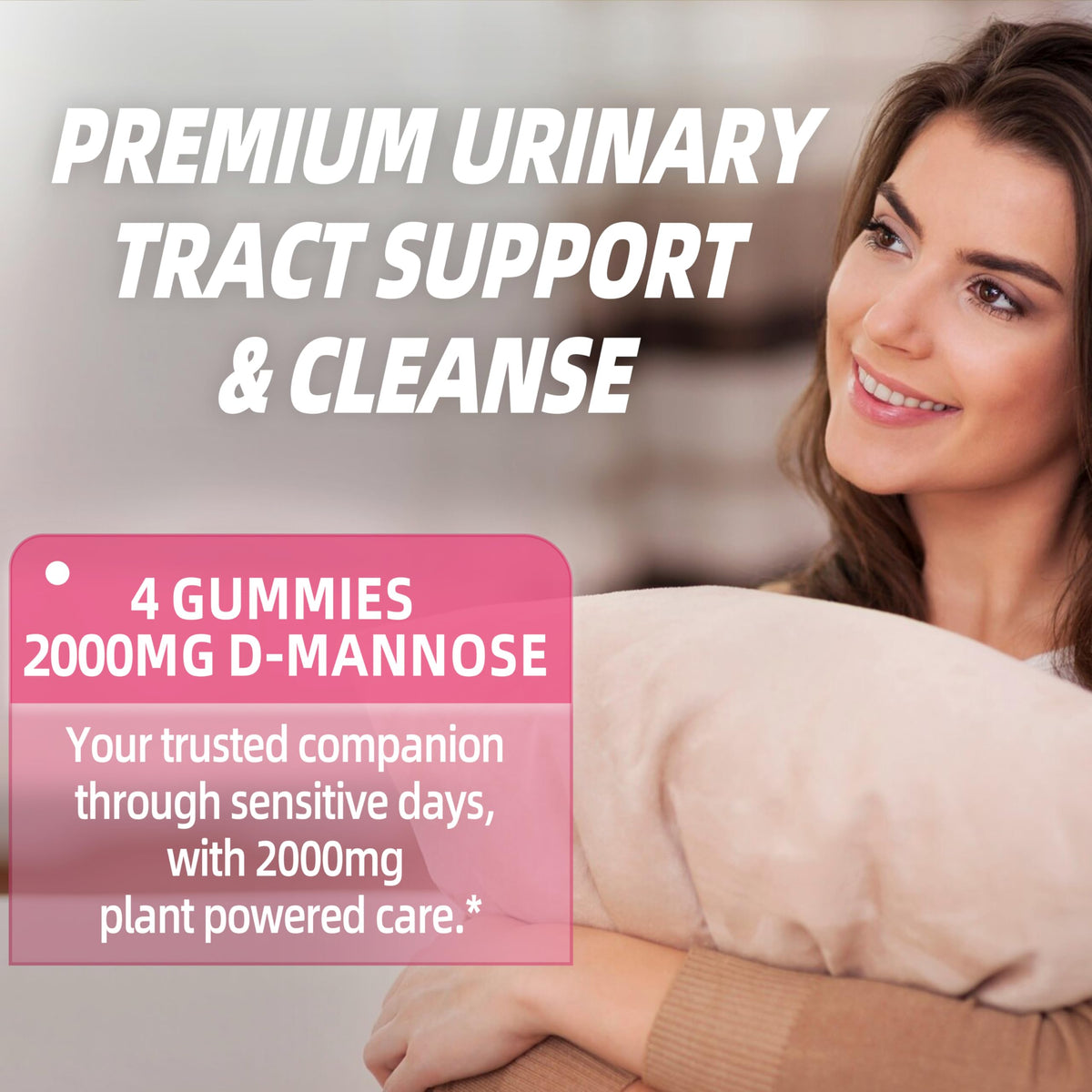 Gummies Joywiit D-Mannose 2000mg dans un bol