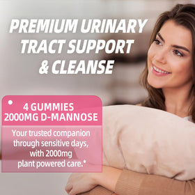 Gummies Joywiit D-Mannose 2000mg dans un bol