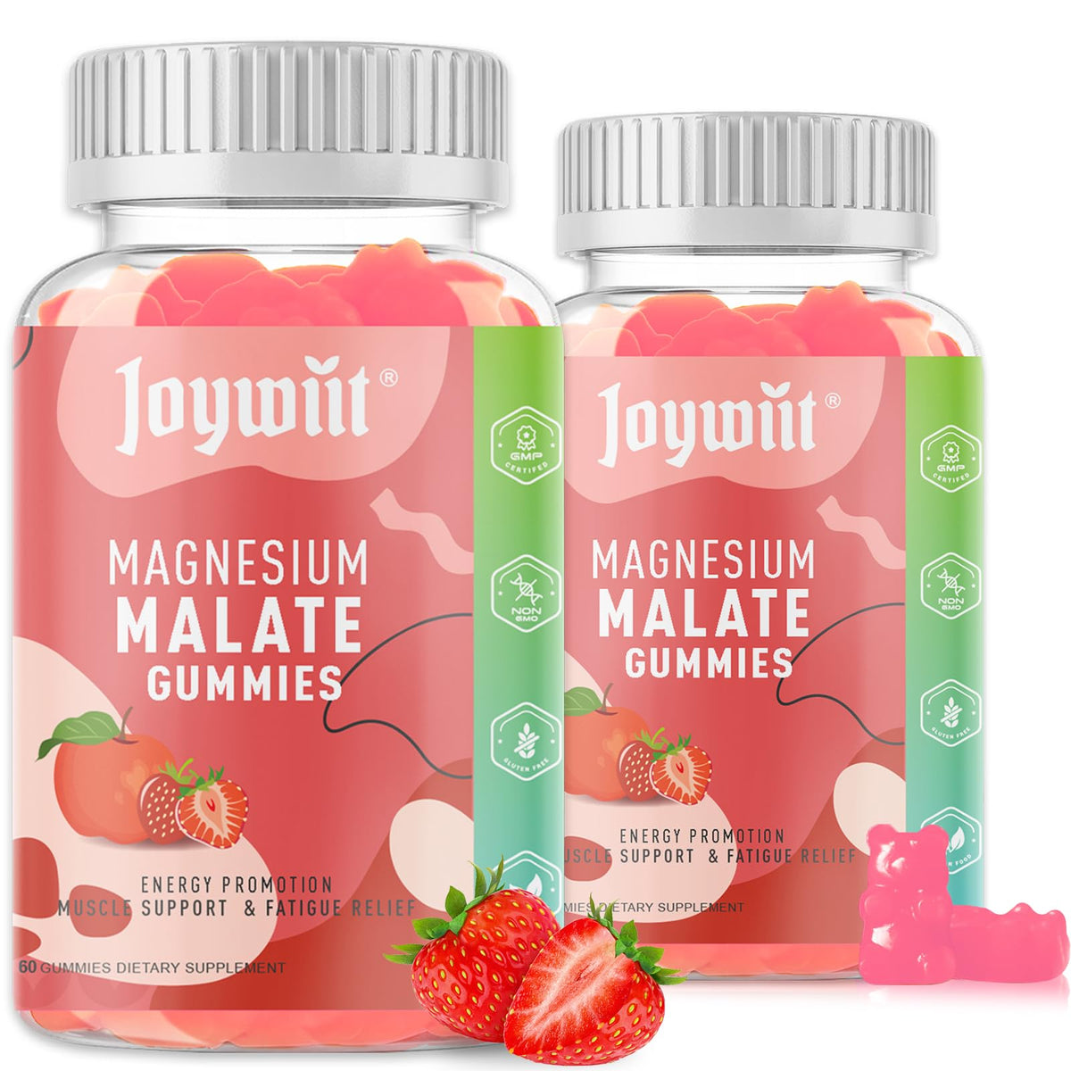 Gummies Joywiit de Magnésium Malate 1000mg, vue avant