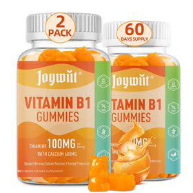Gummies Joywiit de Vitamine B1 100mg, pot de 120 gummies