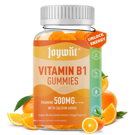 Gummies Joywiit de Vitamine B1 500mg vue de face avec emballage