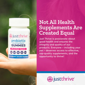 Gummies Just Thrive avec des mains d'enfants