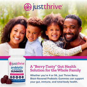 Gummies Just Thrive avec saveur Berry Blast