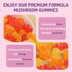 Gummies KAACHLI sur une assiette, présentation