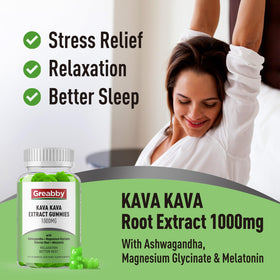 Gummies Kava Kava GREABBY avec un citron