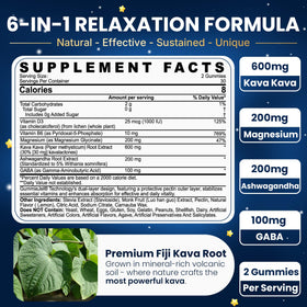 Gummies Kava Kava NEVISS 600mg vue de côté avec étiquette