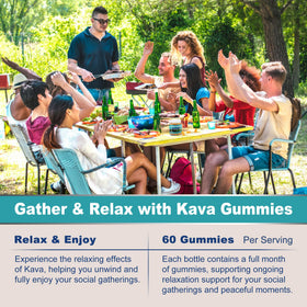 Gummies Kava Kava Nextdia montrant la taille des gummies