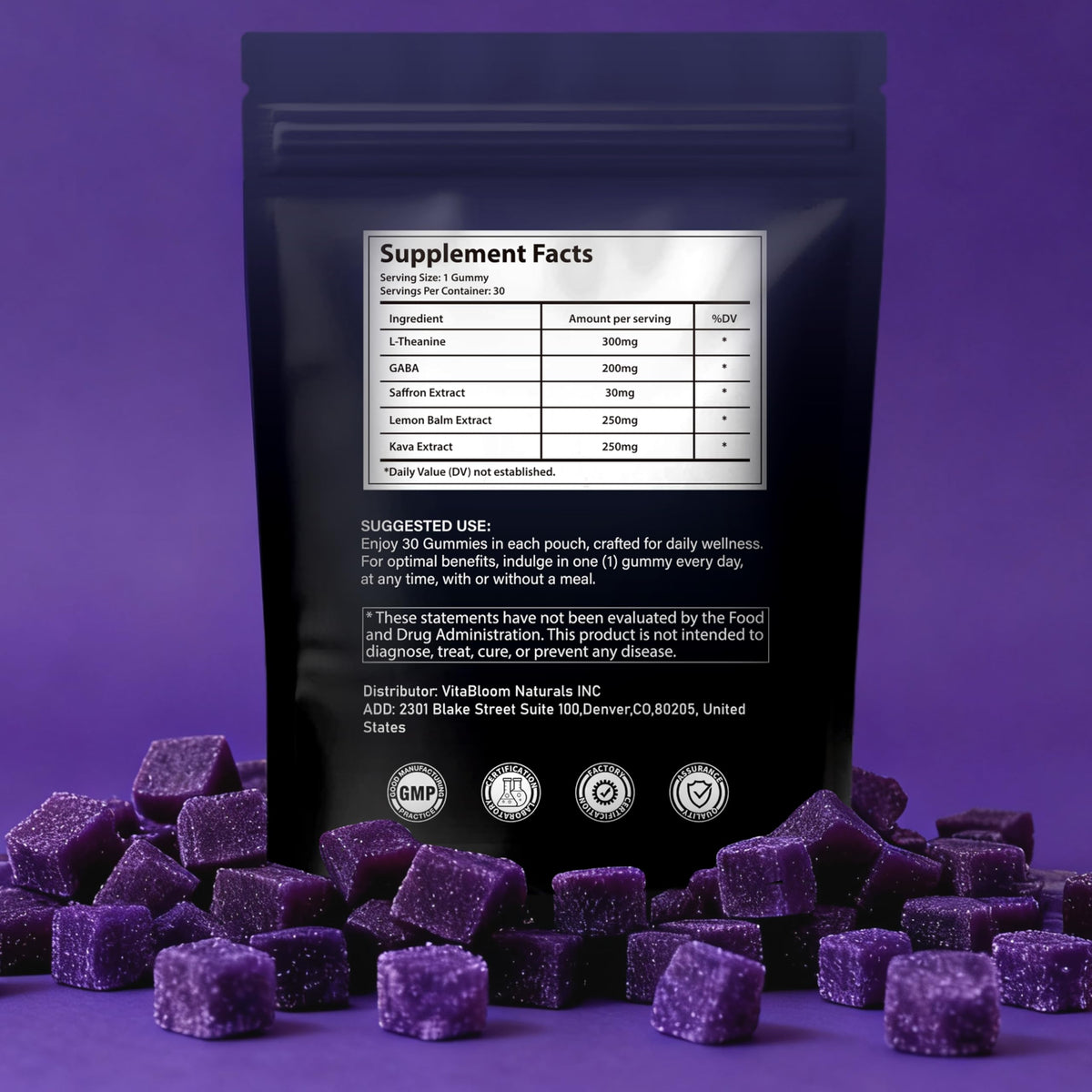 Gummies Kava Kava unmute avec des éléments de bien-être