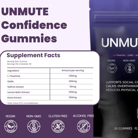 Gummies Kava Kava unmute sur un fond naturel