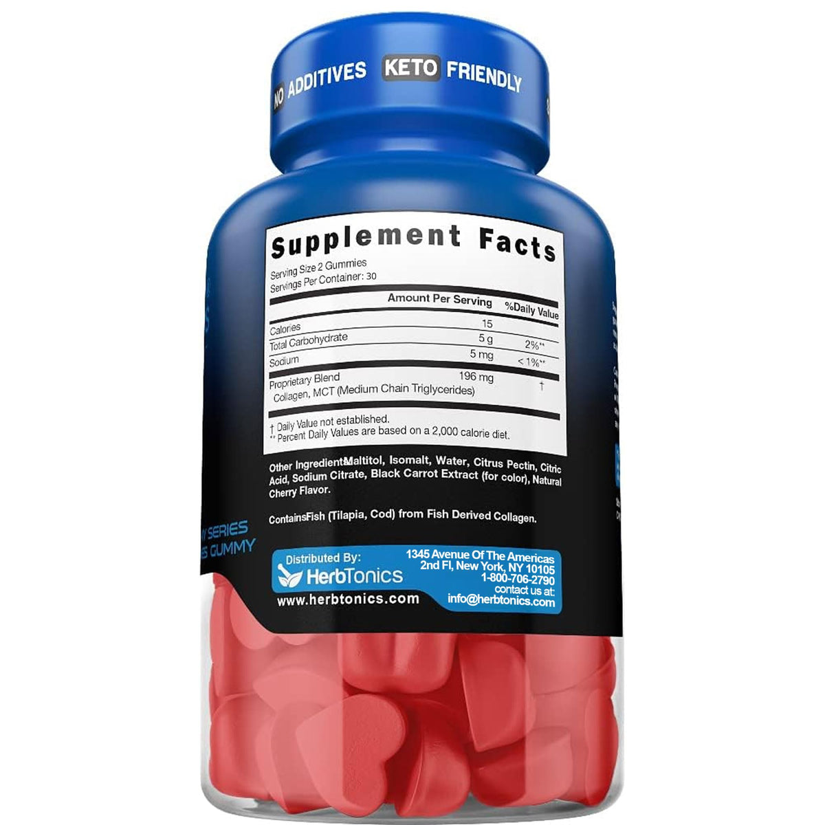 Gummies keto Herbtonics en main, mise en situation