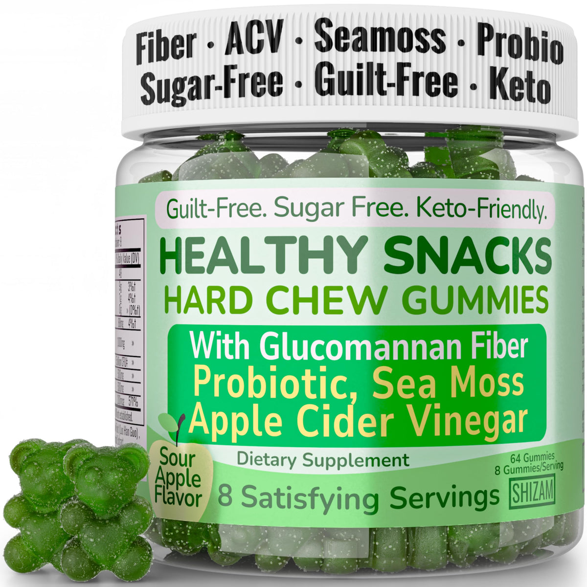 Gummies Keto Saines SHIZAM 240g vue de face