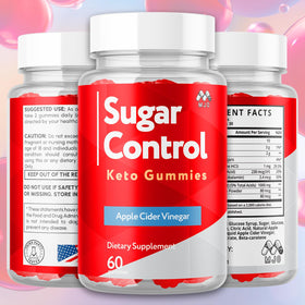 Gummies Keto SugarControl MJO avec vue de côté