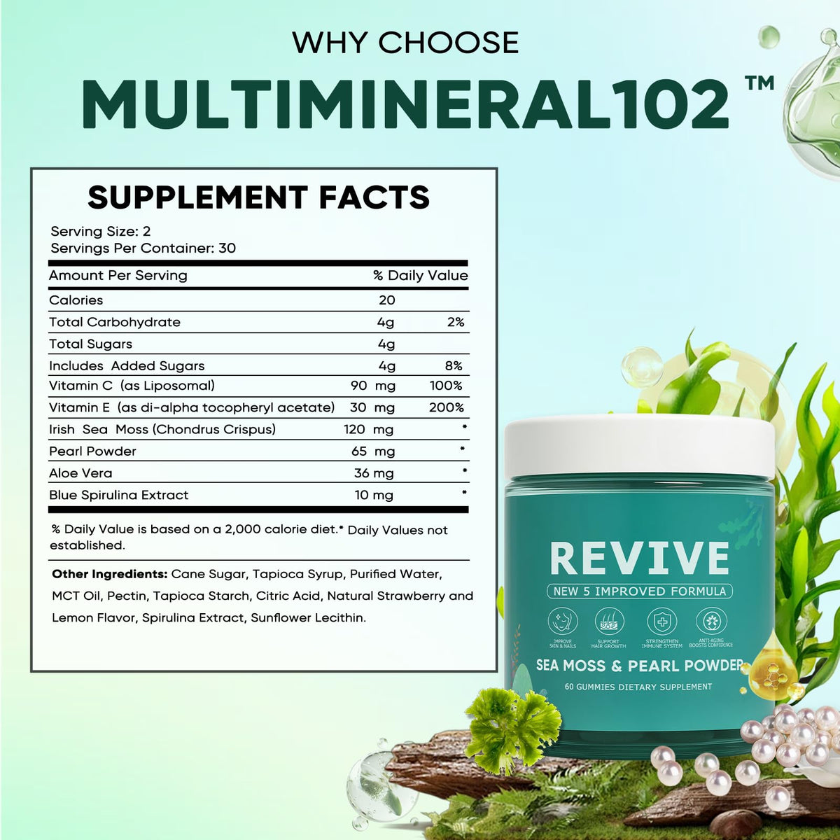 Gummies KLUNIZ, détails de la texture des gummies