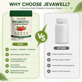 Gummies kombucha hanachi Jevawell montrant leur texture à croquer