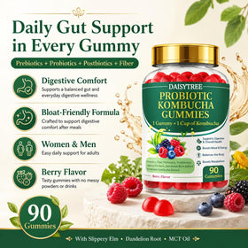 Gummies Kombucha PRIMEHAVEN, texture moelleuse et couleur attrayante