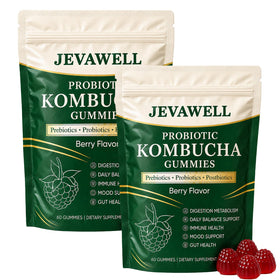 Gummies Kombucha Probiotiques VivaMelhor 120 gummies vue de face