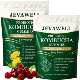Gummies Kombucha Probiotiques YANJIAYI sachet de 60 gummies