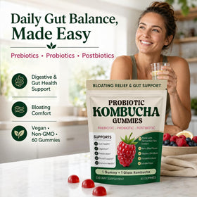 Gummies Kombucha SUUDUUL vue de côté avec texture douce