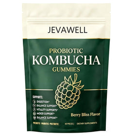 Gummies Kombucha WUJECT saveur baie, paquet de 60 unités