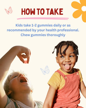 Gummies Krunchy Kids à la vitamine D3, détail des ingrédients