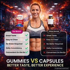 Gummies L-Arginine VAITE dans une main