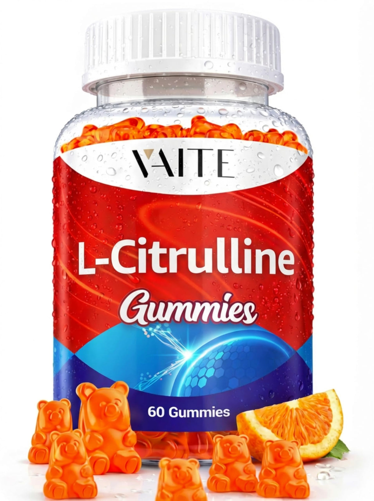 Gummies L-Citrulline VAITE 1600mg pot de 60 pièces