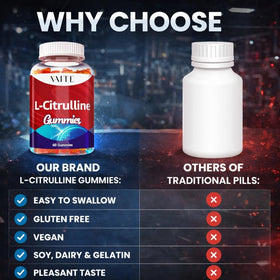 Gummies L-Citrulline VAITE 1600mg sur une table