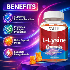 Gummies L-Lysine 1000mg VAITE, vue de côté