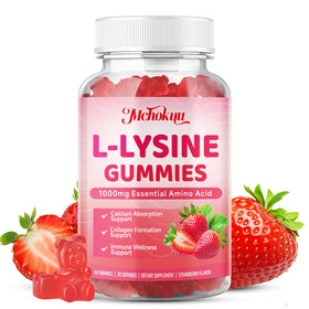 Gummies L-Lysine Mchokuu, 120 compotes dans une bouteille