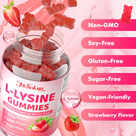 Gummies L-Lysine Mchokuu, format pratique pour toute la famille