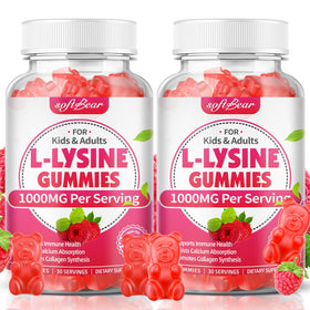 Gummies L-Lysine softbear 1000mg vue de face
