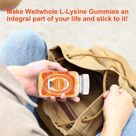 Gummies L-Lysine Well&Whole 1000mg avec des fruits